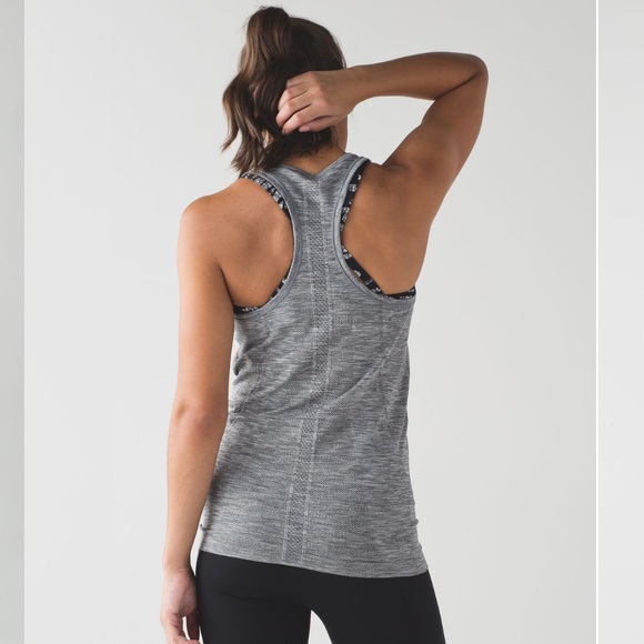 Lululemon Swiftly Tech Racerback Color Heathered Slate Size 2 XXS - Picture 3 of 6